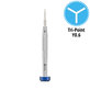 2UUL Tournevis quotidien - Acier vanadium - Tri-Point Y000 (0,6 mm)