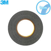 3M - Ruban Adhésif Double Face - 1 mm x 50 m (Noir)