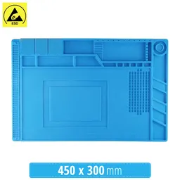 Coussinet en silicone antistatique et résistant à la chaleur ESD - 45 x 30cm