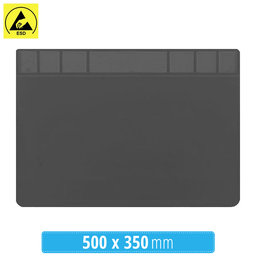 ESD Coussinet en silicone antistatique résistant à la chaleur - 50 x 35 cm