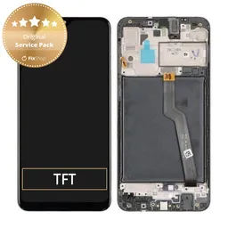 Samsung Galaxy A10 A105F, M10 M105F - Écran LCD + Ecran Tactile + Cadre (Noir) - GH82-20227A, GH82-20322A Genuine Service Pack