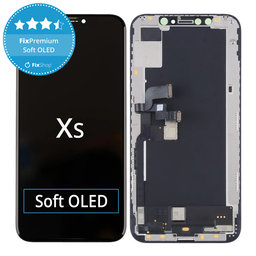 Apple iPhone XS - Écran LCD + Ecran Tactile + Cadre Soft OLED FixPremium