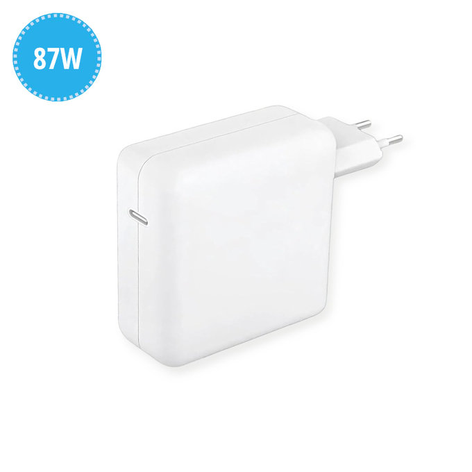 USB-C adaptateur de charge, 87W, compatible avec Apple