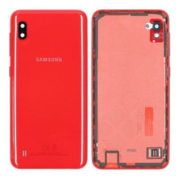 Samsung Galaxy A10 A105F - Cache batterie (Rouge) - GH82-20232D Genuine Service Pack