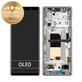 Sony Xperia 5 - LCD + Écran Tactile + Cadre (Gris) - 1319-9455 Genuine Service Pack