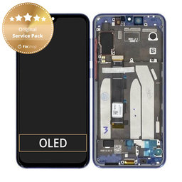 Xiaomi Mi 9 SE - Écran LCD + Ecran Tactile + Cadre (Ocean Blue) - 5610100210B6 Genuine Service Pack