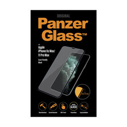 PanzerGlass - Compatible avec les coques en verre trempé pour iPhone XS Max et 11 Pro Max, noir