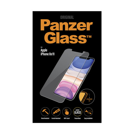 PanzerGlass - Verre trempé standard pour iPhone XR et 11, transparent