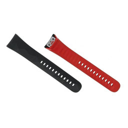 Samsung Gear Fit 2 Pro SM-R365 - Sangle à boucle gauche (noir-rouge) - GH98-41595A Genuine Service Pack