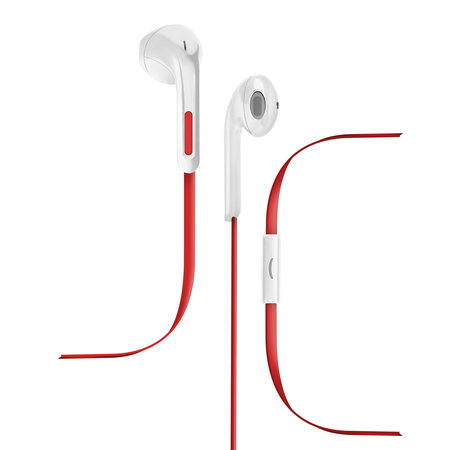 SBS - Microphone pour casque Studio Mix 99, jack 3,5 mm, rouge