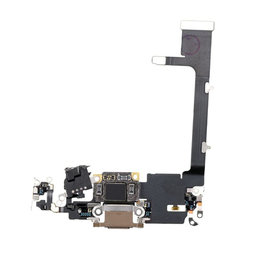 Apple iPhone 11 Pro Max - Connecteur de charge + Câble flexible (Or)