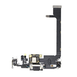 Apple iPhone 11 Pro Max - Connecteur de charge + Câble flexible (Gris sidéral)