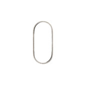 Apple iPhone X - Cadre d'objectif de caméra arrière (Silver)