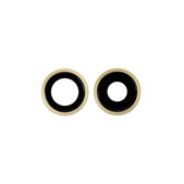 Apple iPhone 11 - Cadre d'objectif de caméra arrière (Jaune) - 2pcs