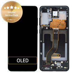 Samsung Galaxy S20 Plus G985F - Écran LCD + Écran Tactile + Cadre (Cosmic Black) - GH82-22134A, GH82-22145A, GH82-31441A Genuine Service Pack