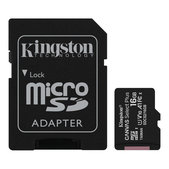 Kingston - Carte mémoire microSDXC Canvas React, 128 Go, adaptateur SD
