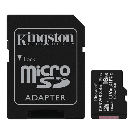 Kingston - Carte mémoire microSDXC Canvas React, 128 Go, adaptateur SD