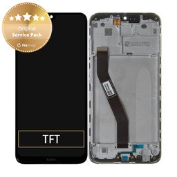 Xiaomi Redmi 8, Redmi 8A - Écran LCD + Ecran Tactile + Cadre (Noir Onyx) - 5600040C3I00 Genuine Service Pack