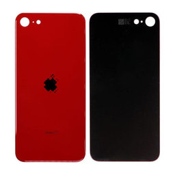 Apple iPhone SE (2e génération 2020) - Verre du boîtier arrière (rouge)