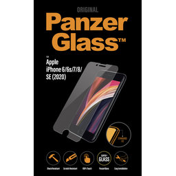 PanzerGlass - Verre Trempé Standard Fit pour iPhone SE 2020, 8, 7, 6s, 6, transparent