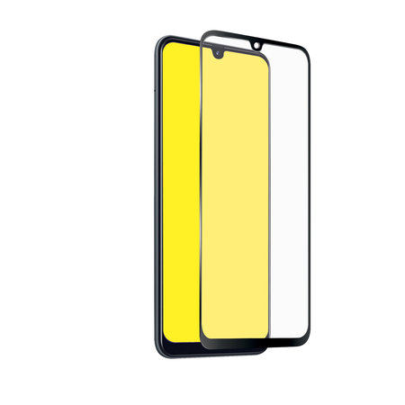 SBS - Coque complète en verre trempé pour Samsung Galaxy A41, noir