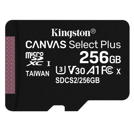 Kingston - MicroSDXC Carte mémoire Canvas Select Plus 256 GB