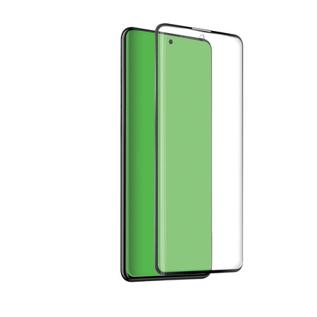 SBS - Verre Trempé 4D Full Glass pour Samsung Galaxy S20+, noir