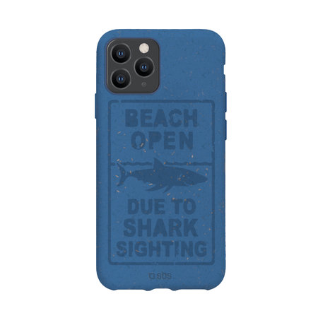 SBS - Coque Oceano pour iPhone 11 Pro, 100% compostable, requin