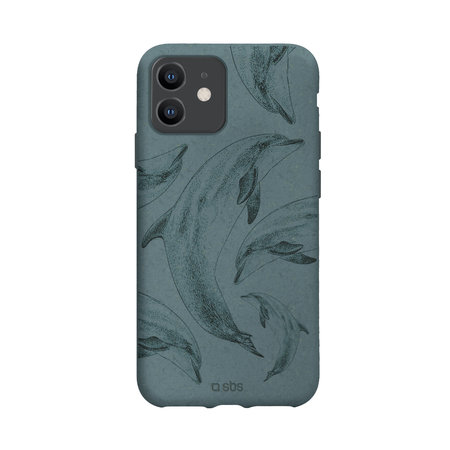 SBS - Coque Oceano pour iPhone 11, 100% compostable, dauphin