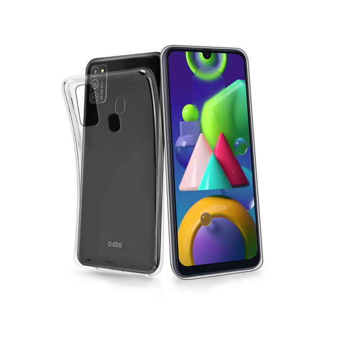 SBS - Étui Skinny pour Samsung Galaxy M21, transparent