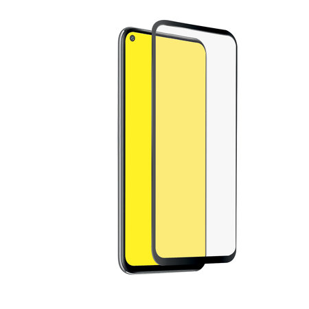 SBS - Couverture complète en verre trempé pour Huawei P40 Lite E, noir