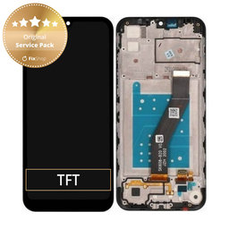 Motorola Moto E6s - Écran LCD + Écran Tactile + Cadre (Noir) - 5D68C16500, 5D68C16980 Genuine Service Pack