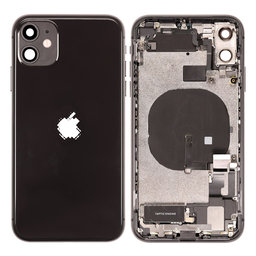 Apple iPhone 11 - Petites pièces du boîtier arrière (noir)