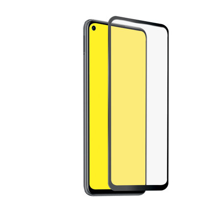 SBS - Couverture complète en verre trempé pour Huawei P40 Lite 5G, noir