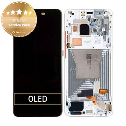 Xiaomi Pocophone F2 Pro - Écran LCD + Ecran Tactile + Cadre (Blanc Phantom) - 56000E0J1100 Genuine Service Pack