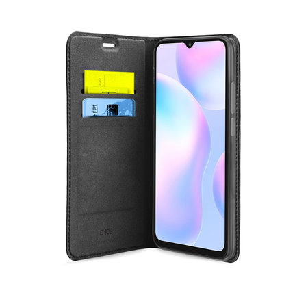 SBS - Étui Book Wallet Lite pour Xiaomi Redmi 9A, 9AT, noir