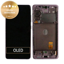 Samsung Galaxy S20 FE G780F - Écran LCD + Écran Tactile + Cadre (Lavande Nuage) - GH82-24219C, GH82-24220C, GH82-31328C, GH82-31329C Genuine Service Pack