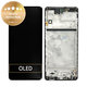 Samsung Galaxy M51 M515F - Écran LCD + Tactile + Cadre (Noir Céleste) - GH82-23568A, GH82-24168A, GH82-24166A Genuine Service Pack