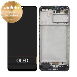 Samsung Galaxy M31 M315F - Écran LCD + Écran tactile + Cadre (Noir sidéral) - GH82-22405A, GH82-22631A Genuine Service Pack