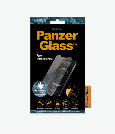 PanzerGlass - Verre trempé Standard Fit AB pour iPhone 12 & 12 Pro, transparent