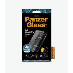 PanzerGlass - Étui en verre trempé Friendly AB pour iPhone 12 & 12 Pro, noir