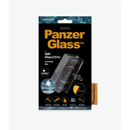 PanzerGlass - Étui en verre trempé CamSlider AB pour iPhone 12 & 12 Pro, noir