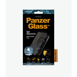 PanzerGlass - Verre trempé Privacy Case Friendly AB pour iPhone 12 & 12 Pro, noir