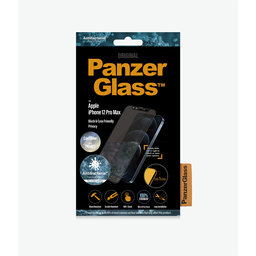 PanzerGlass - Verre Trempé Privacy Case Friendly CamSlider AB pour iPhone 12 Pro Max, noir