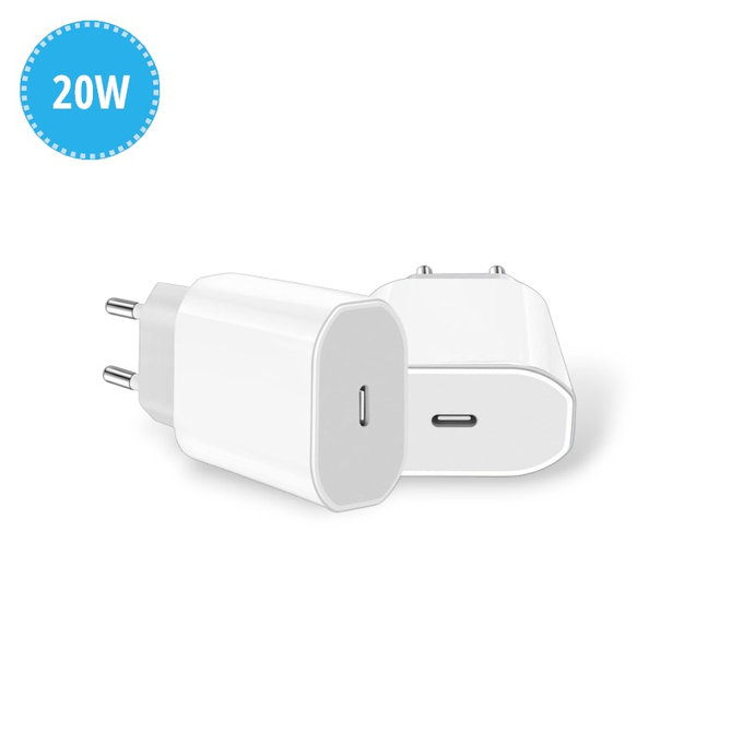 USB-C adaptateur de charge, 20W, compatible avec Apple