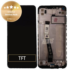 Xiaomi Redmi Note 9 - Écran LCD + Ecran Tactile + Cadre (Gris Minuit) - 560003J15S00, 560009J15S00 Genuine Service Pack