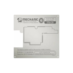 Mechanic iTin 25 - Pochoir en acier pour carte mère pour iPhone X