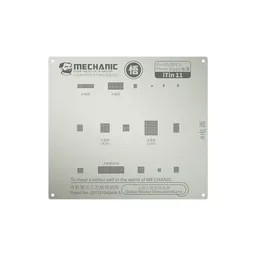 Mechanic iTin 11 - Pochoir en acier pour carte mère pour iPhone 8, 8 Plus, X