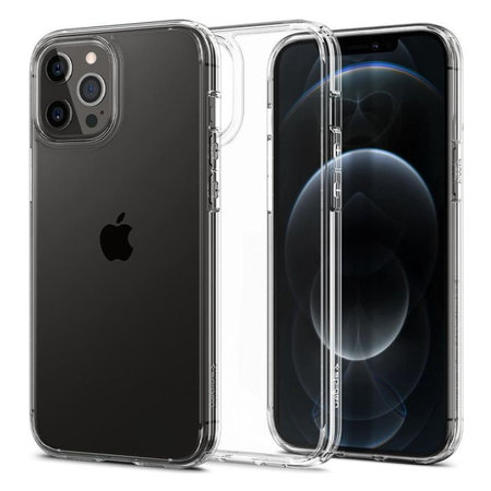 Spigen - Coque Ultra Hybride pour iPhone 12 Pro Max, transparente