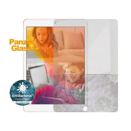PanzerGlass - Étui en verre trempé Friendly AB pour iPad 10.2", transparent
